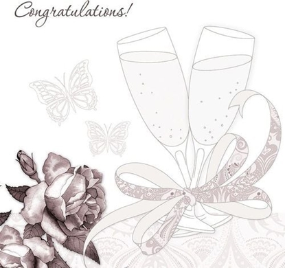 Attēls no Clear Creation Karnet Swarovski kwadrat CL0106 lub kieliszki