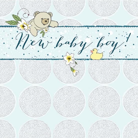 Picture of Clear Creation Karnet Swarovski kwadrat CL0220 Narodziny mi