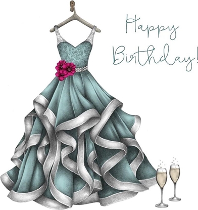 Attēls no Clear Creation Karnet Swarovski kwadrat CL0301 Urodziny sukienka