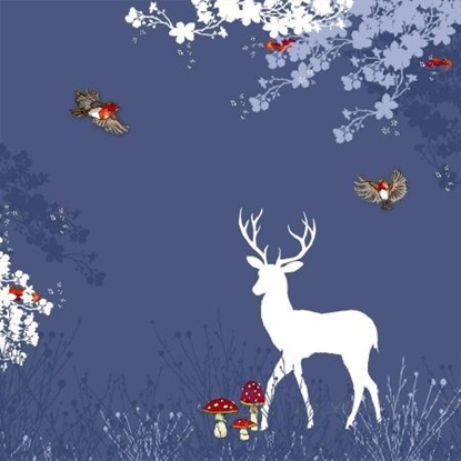 Attēls no Clear Creation Karnet Swarovski kwadrat CL3407 Jele i ptaszki