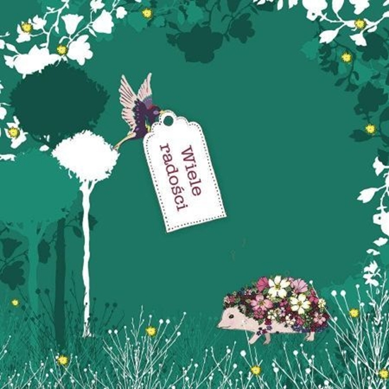 Picture of Clear Creation Karnet Swarovski kwadrat CL3413 Wiele radoci