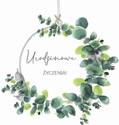 Attēls no Clear Creation Karnet Swarovski kwadrat CL4003_PO Urodziny