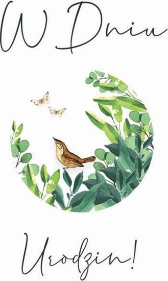 Picture of Clear Creation Karnet Swarovski kwadrat CL4013_PO W Dniu Urodzin!