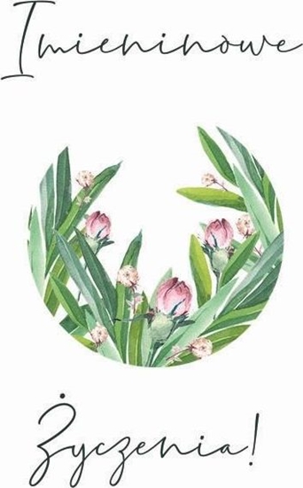 Picture of Clear Creation Karnet Swarovski kwadrat CL4014_PO Imieniny