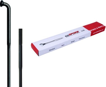 Изображение Cn Spoke Szprychy DB454 2.0-1.8-2.0 stal nierdzewna 298mm czarne + nyple 144szt.