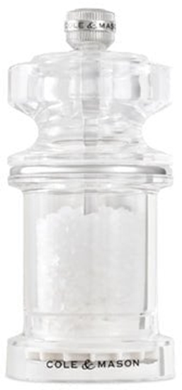 Picture of Cole & Mason 675, Salt grinder, 675 ml, Transparent, Acrylic, Stainless steel, Ceramic, Salt
