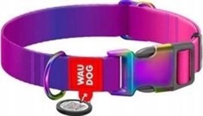 Picture of Collar WAU DOG OBROA RECYCLED GRADIENT S        1,5/25-35cm NYLON FIOLET