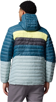 Picture of Columbia Powder Pass Hooded Jacket 2134131461 Niebieskie L