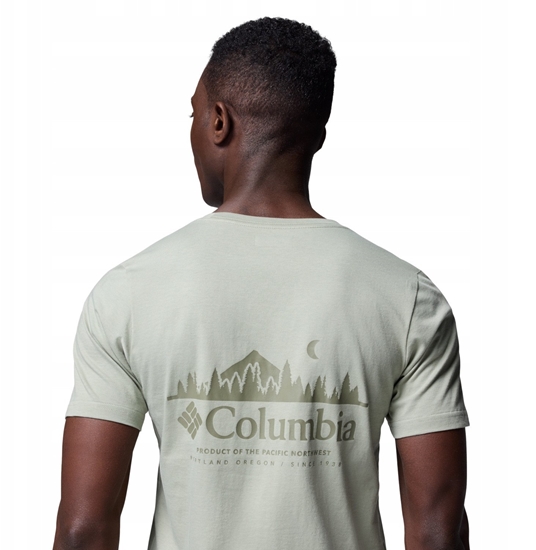 Picture of Columbia Rapid Ridge Back Graphic Tee II 1934824349 Zielone M