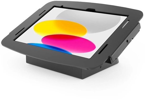 Picture of Compulocks iPad 10th-11th (A16) Gen Space Enclosure AV Conference Room Capsule Black - Aufstellung - 25deg Betrachtungswinkel - fur Tablett - fest - verriegelbar - hochwertiges Aluminium, Stahl - Schwarz - Bildschirmgrosse: 27.7 cm (10.9") - Montageschn