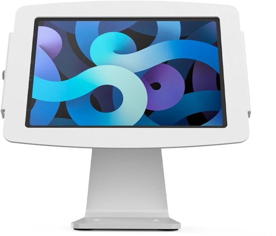 Picture of Compulocks iPad Air 10.9" (4-5th Gen) Space Enclosure Rotating Counter Stand White, 27.7 cm (10.9"), Apple, iPad Air (4th gen.) 10.9" (2020) A2324, A2072, A2316, A2316 iPad Air (5th gen.) M1 10.9" (2022)..., White, Aluminium, 0 - 160°