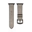 Attēls no Connect Watch 42/44/45mm Silicone patch Leather Watch Strap (132mm M/L) Silver