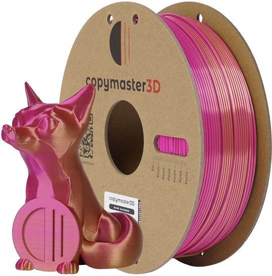 Picture of Copymaster3D Duo-Silk filament for 3D printer, 1.75 mm, pink/gold