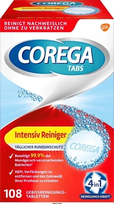 Attēls no COREGA TABS BIO FORMUA  Tabletki czyszczce do protez zbowych  108szt   PROMO  (import)