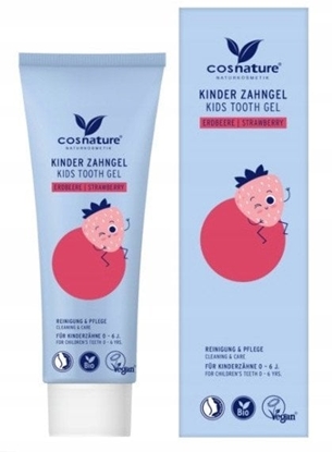 Picture of COSNATURE_Kids Tooth Gel el do zbów bez fluoru dla dzieci 0-6 lat Truskawkowy 75ml