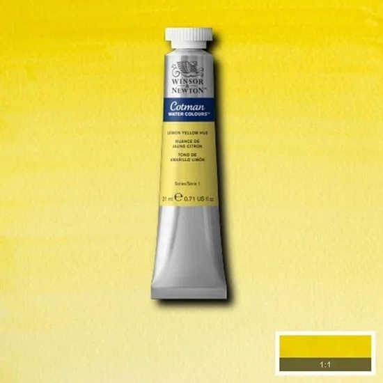 Picture of Cotman watercolour 21ml Lemon Yellow 346