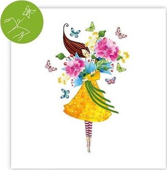 Picture of Cozywood Karnet kwadrat z niespodziank Bukiet