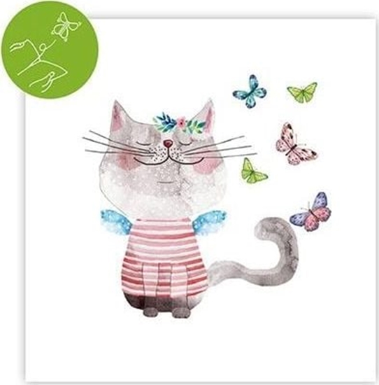 Picture of Cozywood Karnet kwadrat z niespodziank Kot