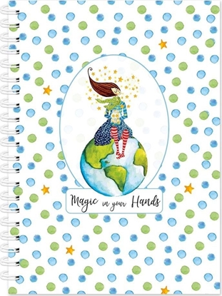 Attēls no Cozywood Koonotatnik ozdobny Podróe B5/80 kr z zakadk