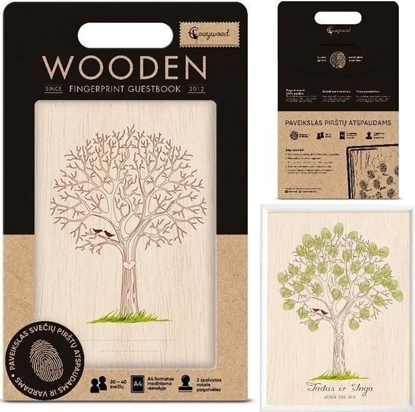 Picture of Cozywood Ksiga goci na odciski palców lub Drzewo ycia