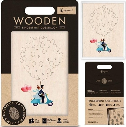 Picture of Cozywood Ksiga goci na odciski palców lub Skuter