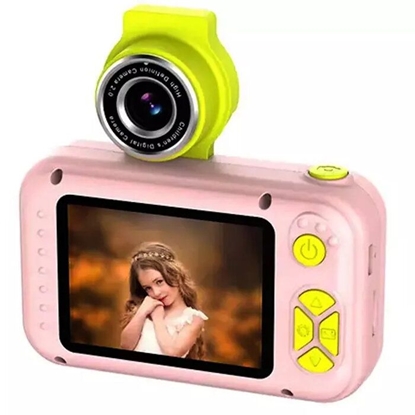 Picture of CP FL1 Kids HD 1080p Flip Lens Photo & Video Camera with MicroSD card slot 2 LCD color screen