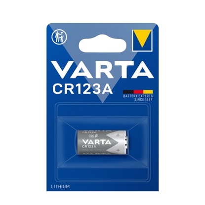 Attēls no CR123A baterija Varta litija 6205 1430mAh iepakojuma 1 gb.