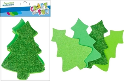 Picture of Craft with Fun CF OZDOBA DEK EVA CHOINKA SPRZYL 12SZT 12/144