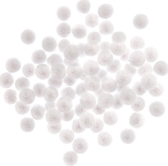 Picture of Craft with Fun KULKI DEKORACYJNE 1,5 CM, 80 SZT., OPALIZUJCE