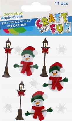 Attēls no Craft with Fun OZDOBA BN FILC BALWANKI SPRZYL 11SZT CF PB12/144