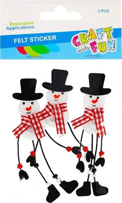 Attēls no Craft with Fun OZDOBA BN FILC BALWANKI SPRZYL 3SZT CF PBH12/144