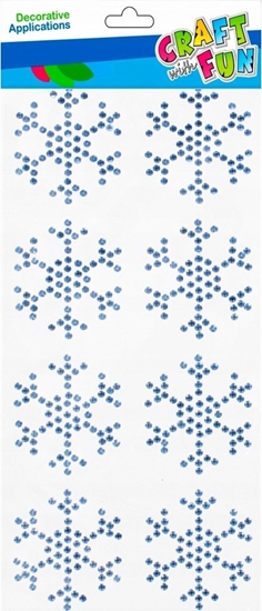 Picture of Craft with Fun OZDOBA BN KRYSZTALKI SNIEZKI SPRZYL 8SZTCF12/336