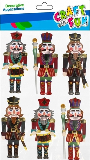 Picture of Craft with Fun OZDOBA BN NAKLEJKI 3D 6SZT DZIADEK CF PBH 12/288