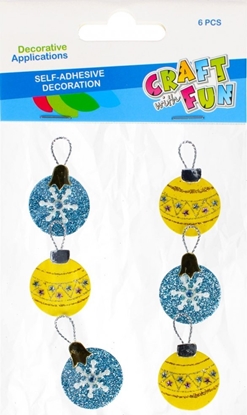 Attēls no Craft with Fun OZDOBA BN NAKLEJKI BOMBKI 6SZT CF PBH 12/144