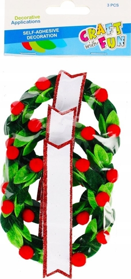 Picture of Craft with Fun OZDOBA BN ORNAMENT SPRZYL 9,5CM 3SZT CF 12/144