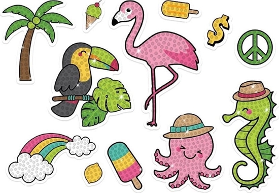 Picture of Creative Company Haft diamentowy naklejki egzotyczne wakacje