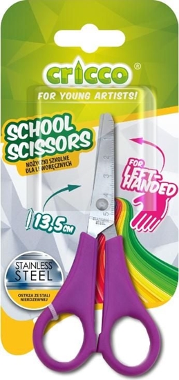 Picture of Cricco Noyczki szkolne dla leworcznych 13,5cm CRICCO