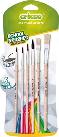 Picture of Cricco Pdzelki szkolne 6szt bls CRICCO