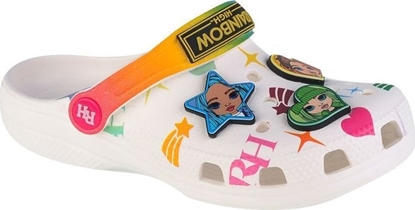 Picture of Crocs Klapki Classic Rainbow High Kids Clog 208117-90H biae r. 29/30