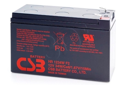 Picture of CSB HR 1234WF2 Batteries For UPS 12V 9.0Ah