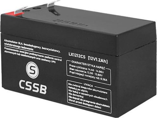 Picture of CSSB Akumulator elowy CSSB 12V 1.2Ah