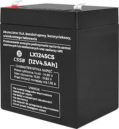 Attēls no CSSB Akumulator elowy CSSB 12V 4.5Ah
