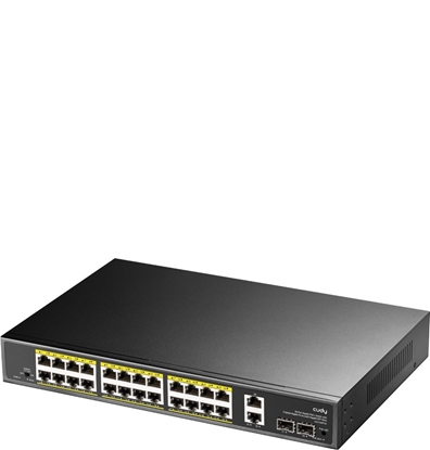Picture of Cudy GS1026PS2 cza sieciowe Nie zarzdzany Gigabit Ethernet (10/100/1000) Obsuga PoE Czarny