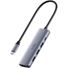 Picture of Cudy UH405 PortMate USB-C 5-in-1 Hub 4K HDMI USB-C PD USB-A 3.0 2.0 Aluminum Grey