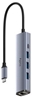 Picture of Cudy UH605 USB-C 5-in-1 Hub Gigabit LAN 3x USB-A 3.0 Power Input Aluminum Grey