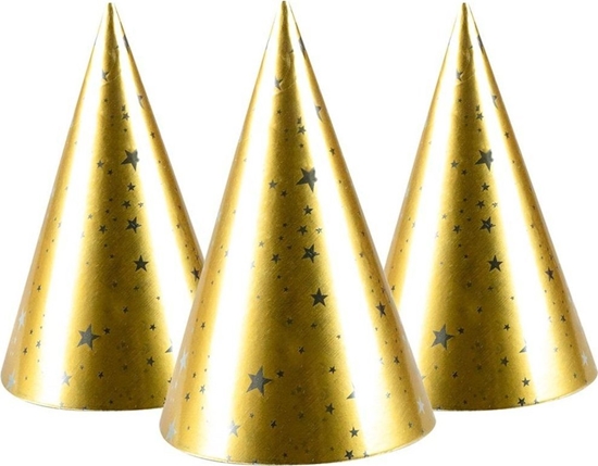 Изображение Czapeczki Golden party 4szt