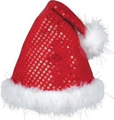 Picture of Czapka w. Mikoaja z cekinami