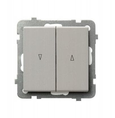 Picture of cznik aluzjowy Ospel Sonata P-7RB/m/82 z blokad mechaniczn 250V 10AX IP20 kaszmir