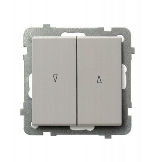 Изображение cznik aluzjowy Ospel Sonata P-7RB/m/82 z blokad mechaniczn 250V 10AX IP20 kaszmir