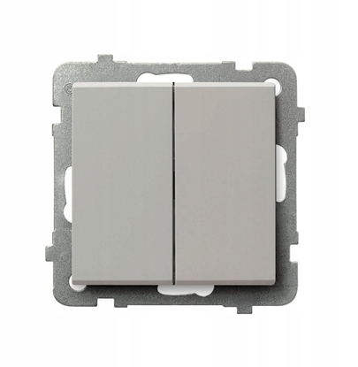 Изображение cznik podwójny wiecznikowy Ospel Sonata P-2R/m/82 250V 16AX IP20 kaszmir